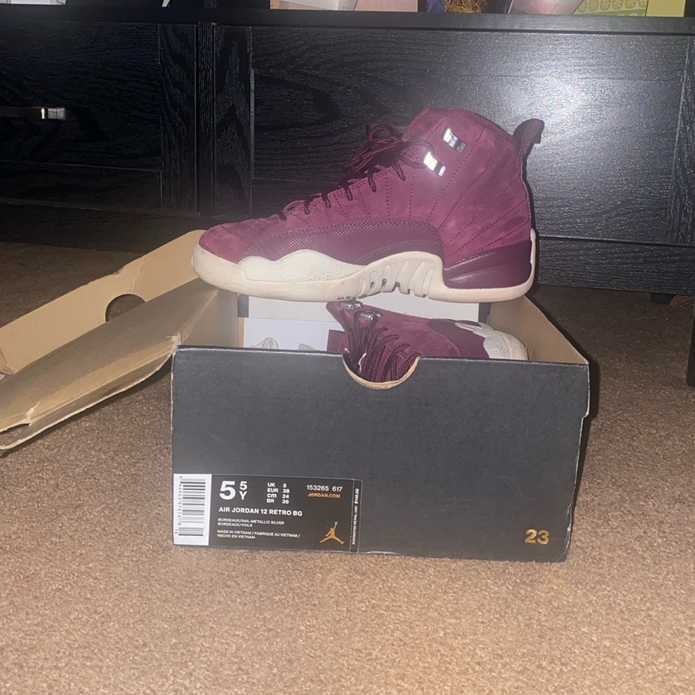 Jordan 12 Suede Sneakers